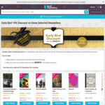10% off Selected Books + Free Shipping @ Book Depository