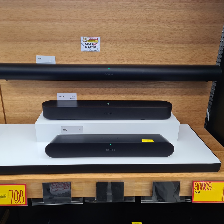 Bonus 300 JB HiFi InStore Credit with Sonos Arc Soundbar 1698 JB