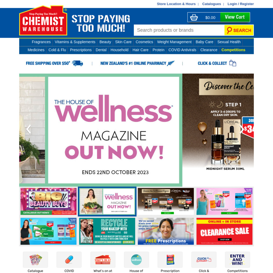 10 off Voucher Chemist Warehouse ChoiceCheapies