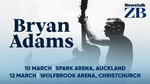 Win tix to see Bryan Adams live in concert in March 2027 in either Akld or Chch (text competition)