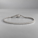 Win a 3.00ct Lab Grown Diamond Tennis Bracelet in 9K White Gold valued at $4,499 from Jewellery Boutique