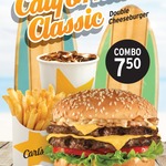 California Classic Double Cheeseburger Combo $7.50 @ Carl's JR