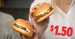$1.50 Creamy Mayo Cheeseburger @ Burger King
