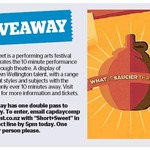 Win a Double Pass to Short+Sweet from The Dominion Post (Wellington)