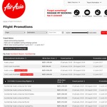 Air Asia Mega Sale - Auckland to Gold Coast $89 OW, Kuala Lumpur $199 OW and Other Deals