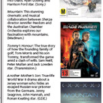 Win The Mountain Between Us, Bladerunner 2049, Mountain, Tommy's Honour, or Another Mother's Son from The Dominion Post