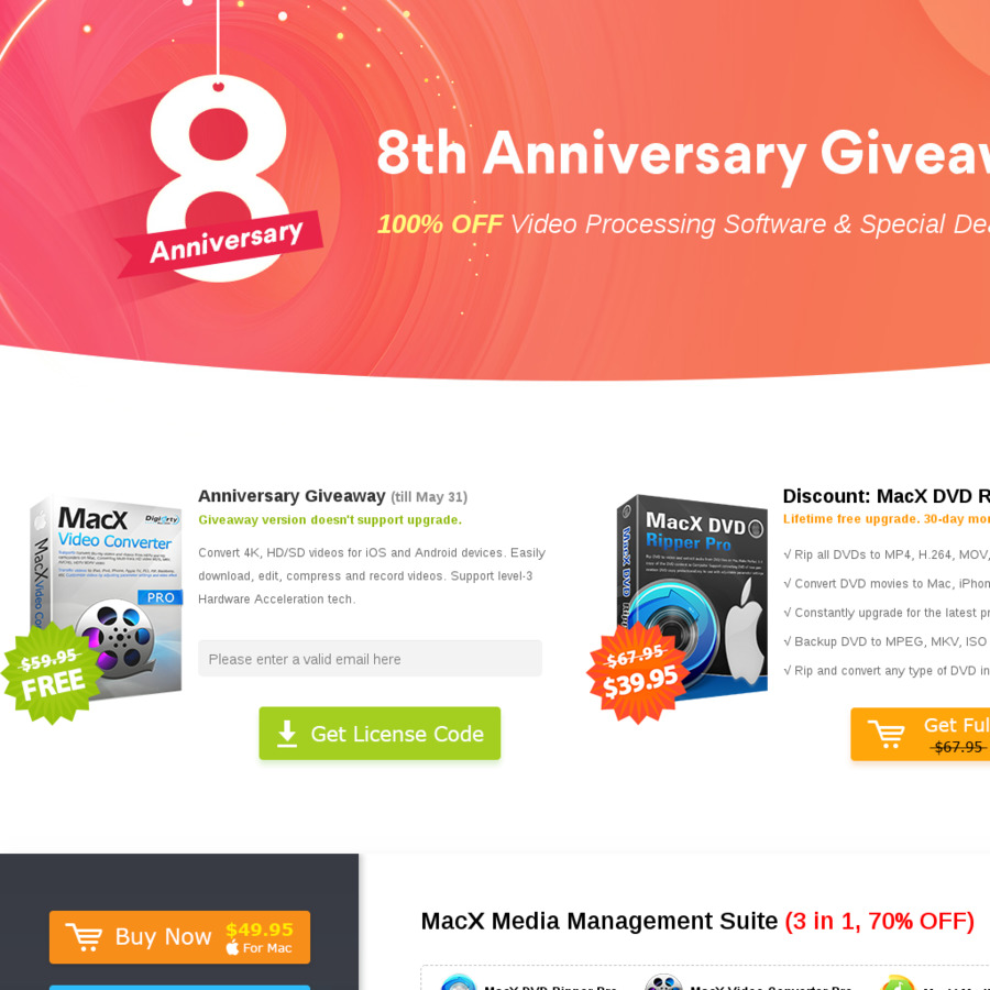 MacX Video Converter Giveaway Powerful 4K Video Processing Tool