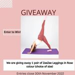 Win a Pair of Rose Leggings (Worth $50) from Zeezee Wear