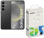 Samsung Galaxy S24 256GB + Bonus Momax 60W USB-C to USB-C Cable $1188 (+ Shipping/ $0 C&C) & More @ PB Tech