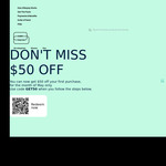 $50 off $51 Purchase for New Afterpay Customers (Exclusions Apply) @ Afterpay App (First 40,000 New Customers Only)