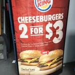 2 Cheeseburgers for $3 @ Burger King (3 Locations Only)