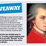 Win a Double Pass to Mozart's Requiem, Aug 20 from The Dominion Post (Wellington)