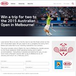 Win a Trip for Two to The 2015 Australian Open (Valued at $5,000) in Melbourne from KIA