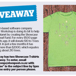 Win 1 of 2 Showcase T-shirts from The Dominion Post