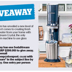 Win a Sodastream ‘Crystal’ Machine (Worth $300) from The Dominion Post