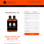 50% off Hair and Skin Care Pack + Free Shipping