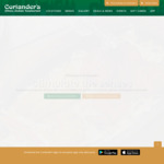 10% Off Of Total For All Takeaways @ Coriander's