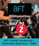 [Whangaparāoa] Win a BFT 1 month membership + Evolv Active Body Scan (worth $260) @ Hibiscus Matters