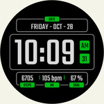 [Android, WearOS] Free Watch Face - DADAM50 Digital Watch Face (Was $0.79) @ Google Play