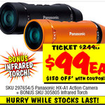 Panasonic HX-A1 Action Camera + Bonus Infrared Torch $99 (Was $249) @ JB Hi-Fi