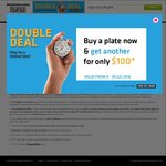 Buy One Personalised Plate Get Another for $100