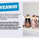 Win 1 of 2 Cake and Shake Double Passes for Sweet Bakery & Cakery from The Dominion Post (Wellington)