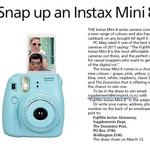 Win an Instax Mini 8 Series Camera from The Dominion Post