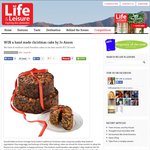 WIN 1 of 8 Hand Made Christmas Cakes by Jo Anson from NZ Life & Leisure