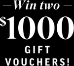 Win Two $1000 Barkers Vouchers
