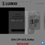 50% off Luxxio 5L Car Care: Interior Cleaner $35, Luxury Wash $42.50 & More + $11.99 Ship ($0 with $50 Spend/ CC AKL) @ Luxxio