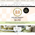 $2 Shipping (Excludes Bulky & Rural, Excludes Marketplace Items) @ Onceit