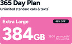 48% off Kogan Mobile Extra Large 365 Day SIM Plan $250 (32GB Per Month, Unlimited Calls/Texts to NZ/AU) @ Kogan NZ