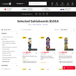 Selected Skate Boards $10 + Shipping ($0 C&C/ in-Store) @ The Warehouse