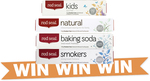 Win a Red Seal Pack of Natural, Smokers, Baking Soda and Kids Toothpaste from Fitness Journal