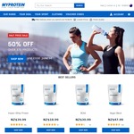 MyProtein Half Price Sale: 50% off over 370 Products - till 02 July