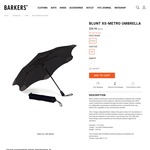 Blunt XS Metro Umbrella - Black $60 (RRP $100)