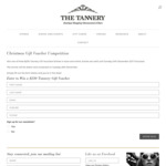 Win 1 of 3 $250 Tannery Gift Vouchers