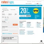 RatesToGo - 20% off Hotels