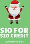 $10 for $20 Credit @ Onceit
