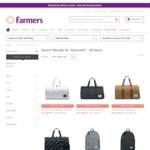 Herschel Duffle Bag $89 (Was $169), Herschel Classic Backpack $49 (Was $99) + Shipping / Pickup @ Farmers