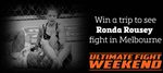 Win RT Flights for 2 to Melbourne, 3nts Hotel, Tickets to UFC (Nov 13-15) from Mai FM