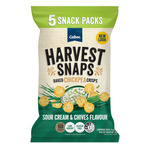 Calbee Harvest Snaps Chickpea Multipack Sour Cream & Chives 5pk 3 for $4.98 @ Crackerjack