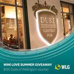 Win a $150 Duke of Wellington Voucher from Wellington Airport