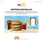 Buy 1 Get 1 Free - Favourites Burger or 6pc Chicken McNuggets @ McDonald's App (in-App Order & Pay Only)