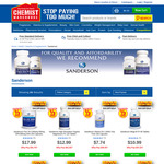 Over 50% off Selected Sanderson Products: Fish Oil 3000mg (540mg EPA/360mg DHA) 150 Capsules $17.99 @ Chemist Warehouse
