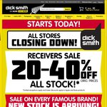 Dick Smith Closing down Sale: 10% off TVs, 30% off Phone Cases, 20% off Phones, 5% iPhones + More