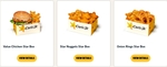 Value Chicken Star Box, Cheeseburger Star Box, Star Nuggets Box, Onion Rings Star Box $4.99 ea. @ Carl's Jr