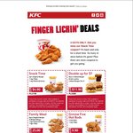2 Pieces Chicken + Reg Potato & Gravy + Reg Chips $4.90 (Normally $11) + More @ KFC