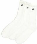 Fila Men's Socks White 3 Pack $1.97 @ The Warehouse