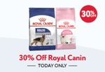 30% off Royal Canin Pet Food and Free Shipping over $39 @ Pet.co.nz (7th Dec Only)